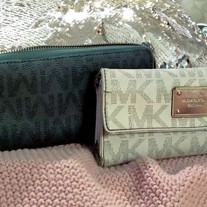 2 Michael Kors wallets